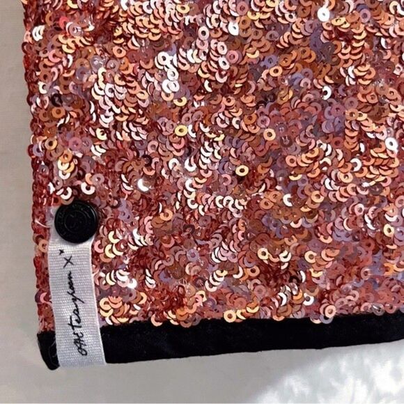 One Teaspoon Sequin Racerback Mini Dress In Bronze/Silver Size XXS NWT Scarface - Picture 8 of 11